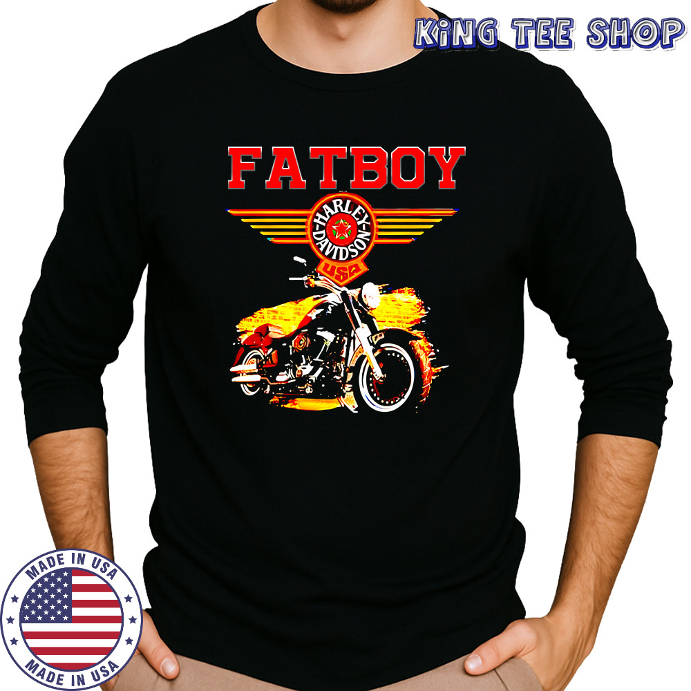 Fatboy Harley Davidson USA shirt Long Sleeved