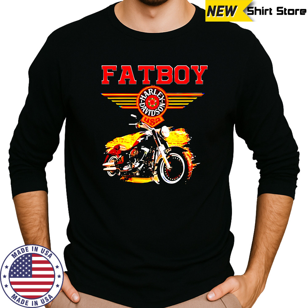 Fatboy Harley Davidson USA shirt Long Sleeved