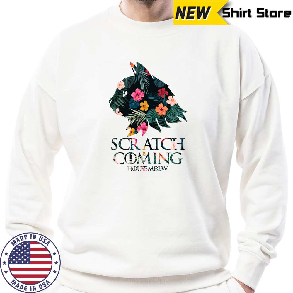 Game of Thrones scratch is coming house meow Cat Drago shirt Sweatshirt
