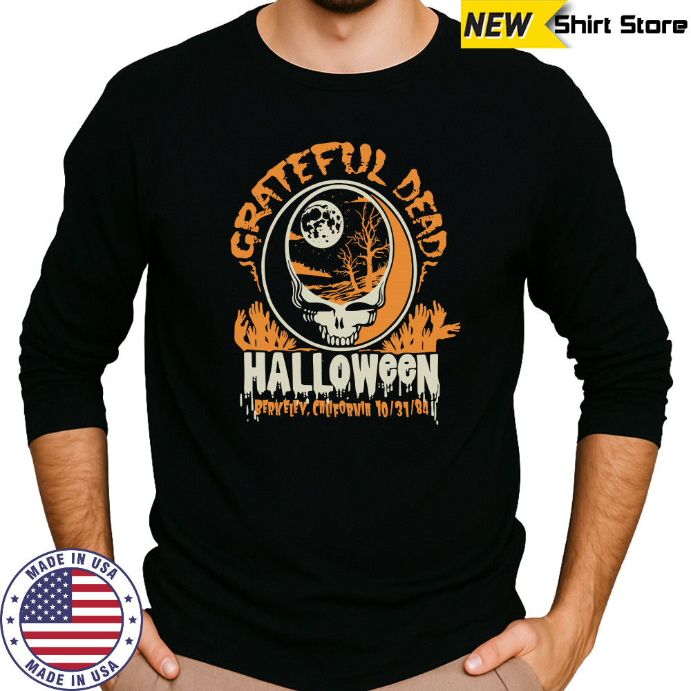 Grateful Dead 1984 Grateful Dead Halloween T-Shirt Long Sleeved