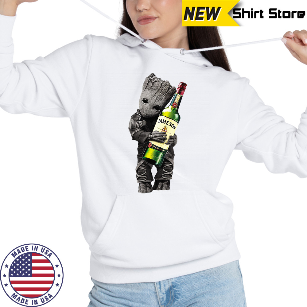Groot hug Jameson Whiskey shirt Hoodie