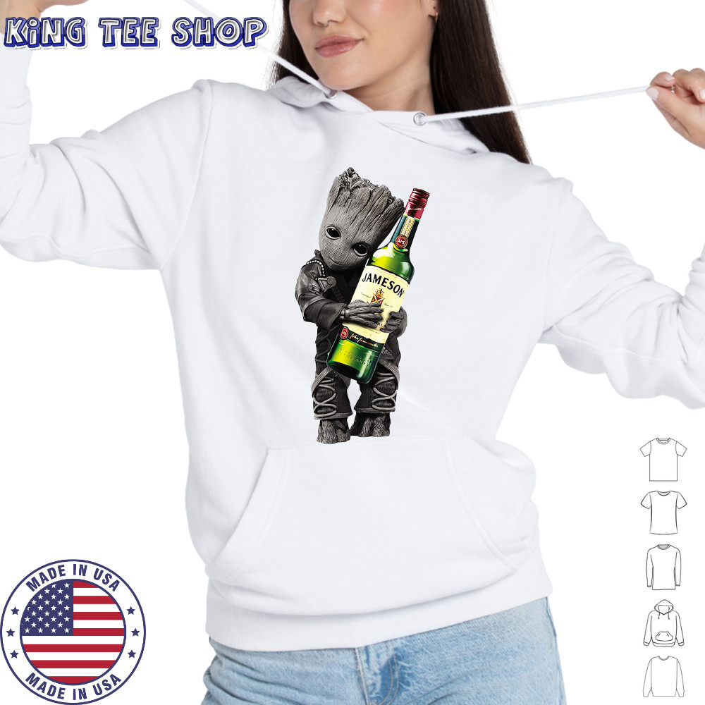 Groot hug Jameson Whiskey shirt Hoodie