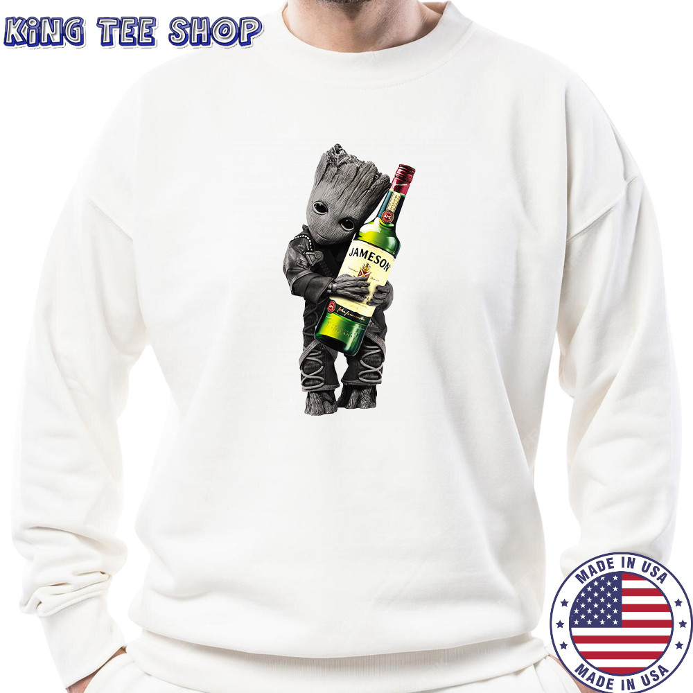Groot hug Jameson Whiskey shirt Sweatshirt