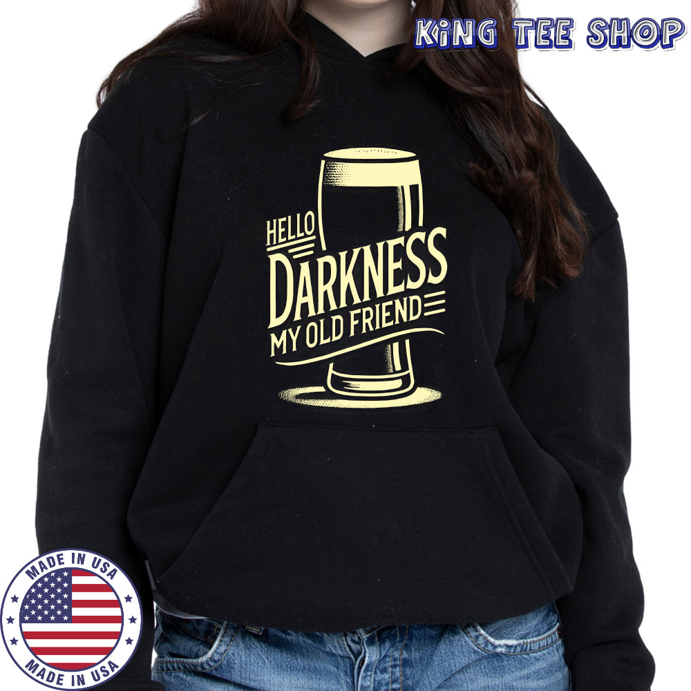 Hello Darkness My Old Friend Beer Silent Pancake T-Shirt Hoodie