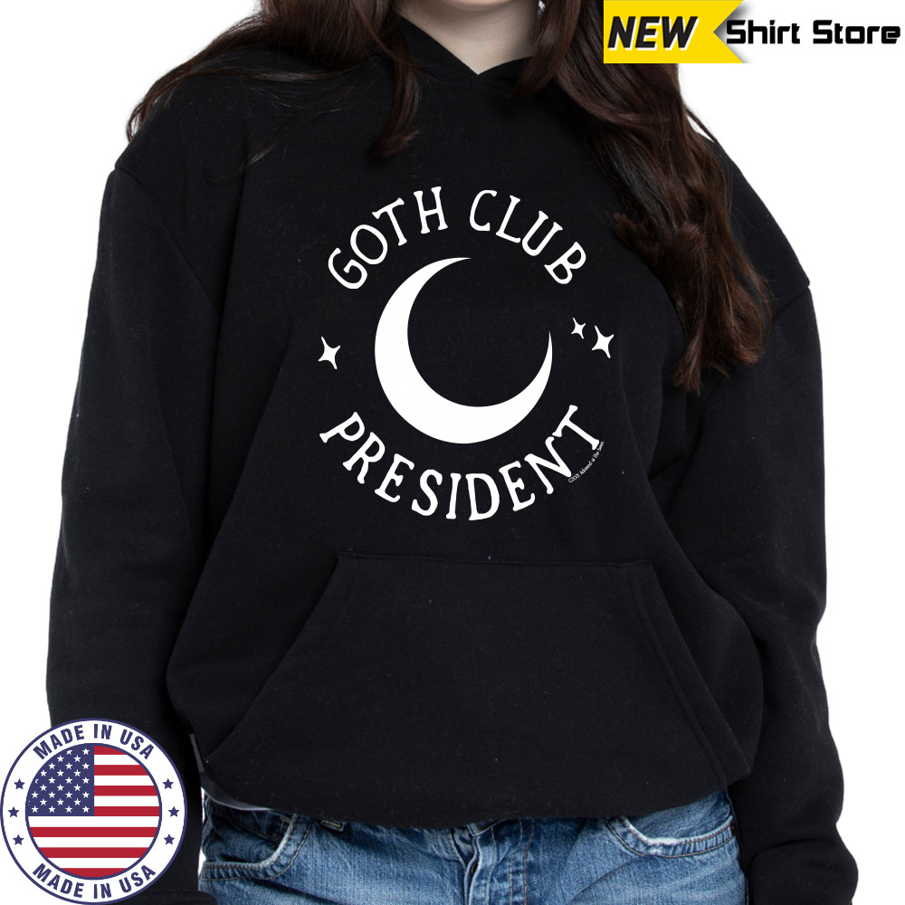 Hottopic Store Adorned By Chi Goth Club President Shirt Hoodie