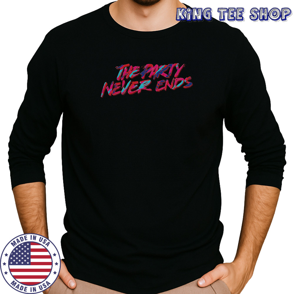 Juice Wrld the party never ends shirt Long Sleeved