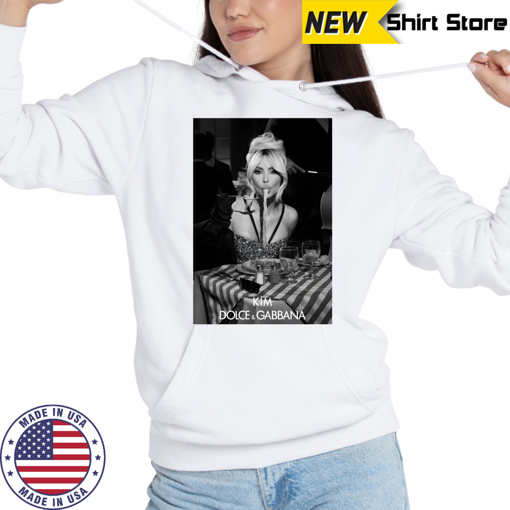 Kim Kardashian Dolce and Gabbana shirt Hoodie