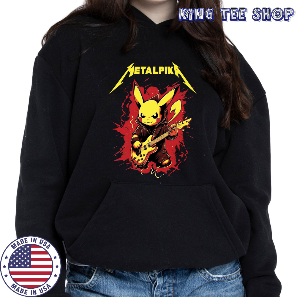 Metallica Pikachu Metalpika T shirt Hoodie