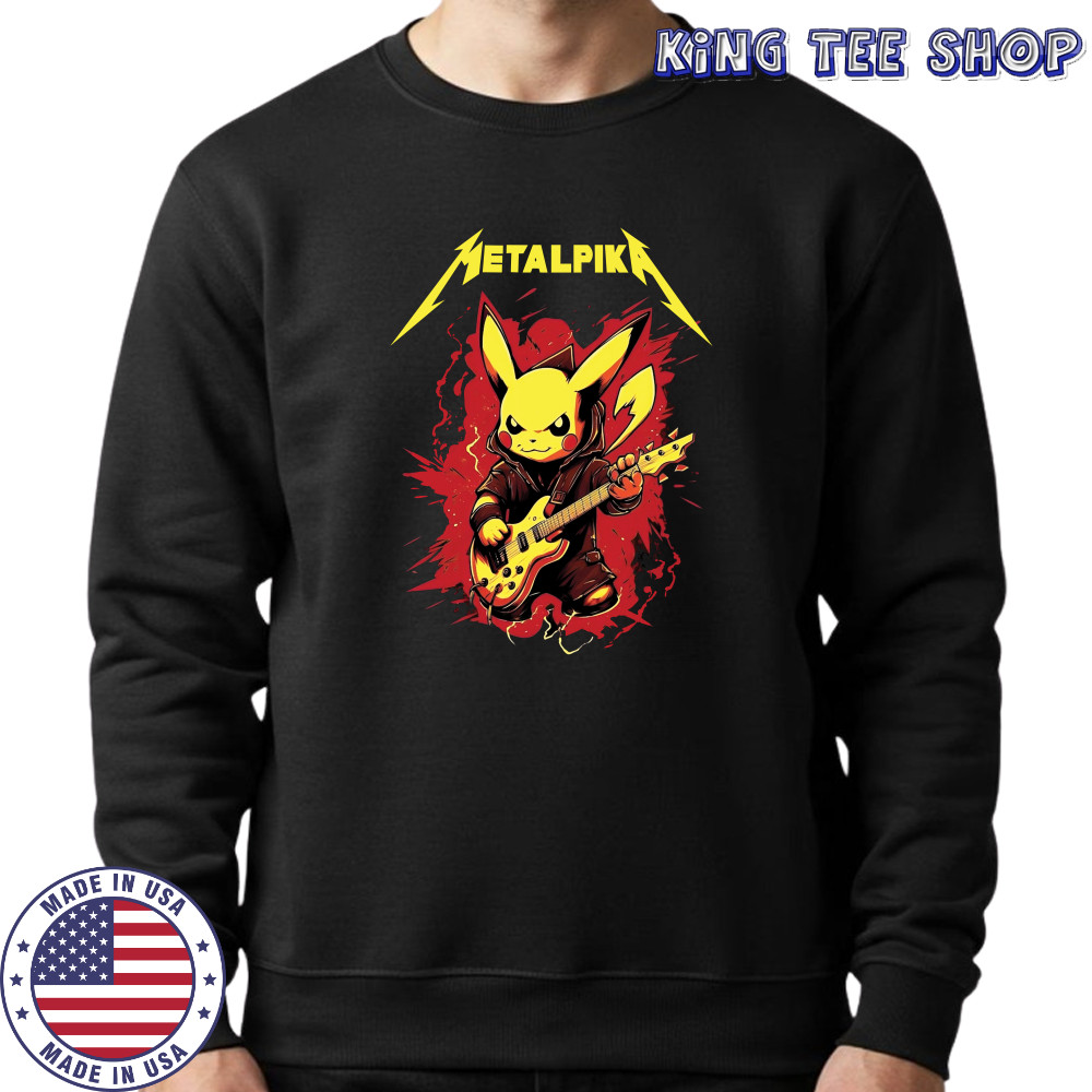 Metallica Pikachu Metalpika T shirt Sweatshirt