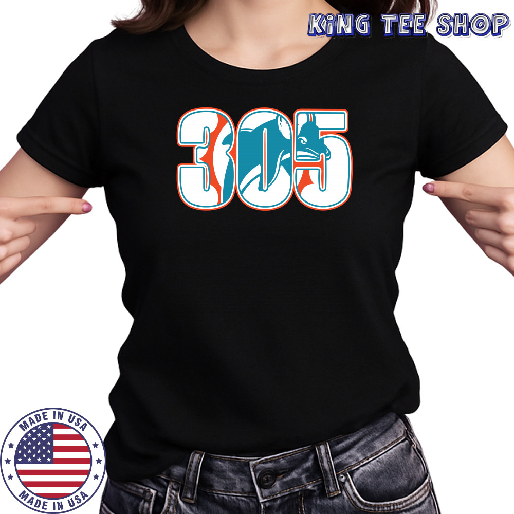 Miami Dolphins 305 T-shirt Women's T-shirt