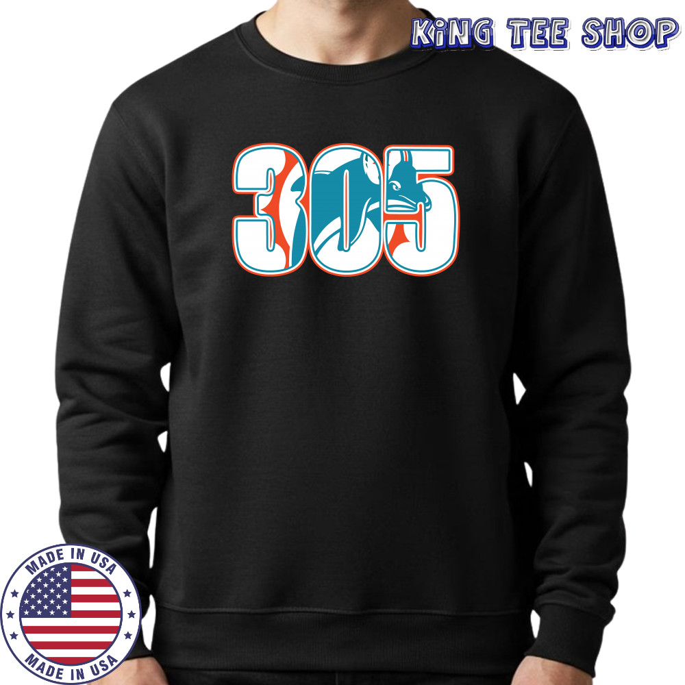 Miami Dolphins 305 T-shirt Sweatshirt