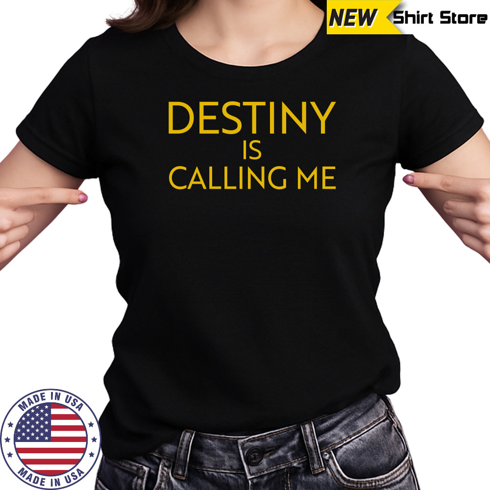 Michigan Wolverines Destiny is Calling me shirt Women's T-shirt