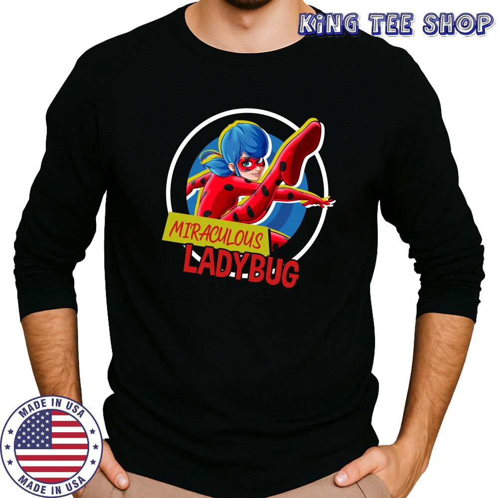 Miraculous Ladybug Jumping’ Pose shirt Long Sleeved