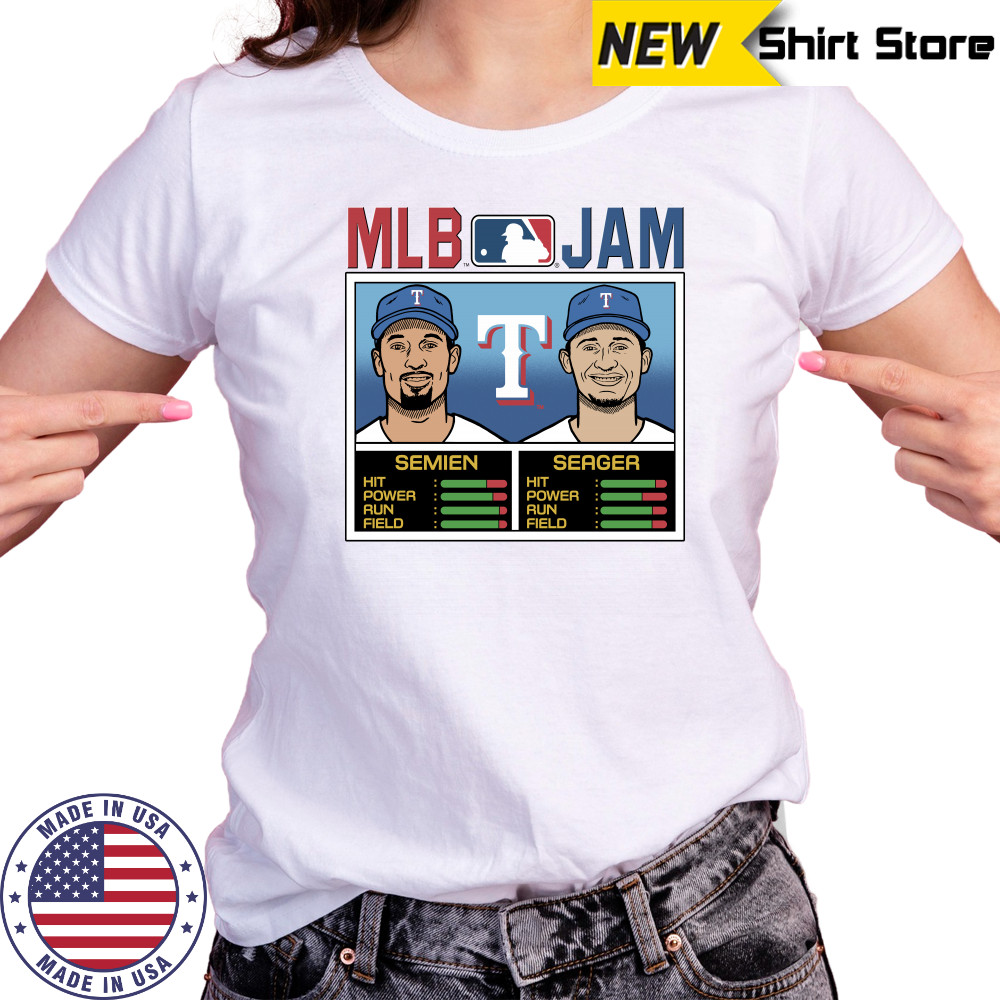 MLB Jam Texas Rangers Semien and Seager Shirt Women's T-shirt