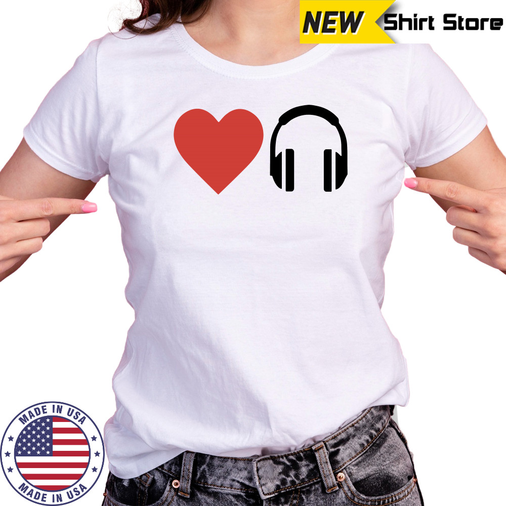 Ogbff love music T-shirt Ladies T-shirt