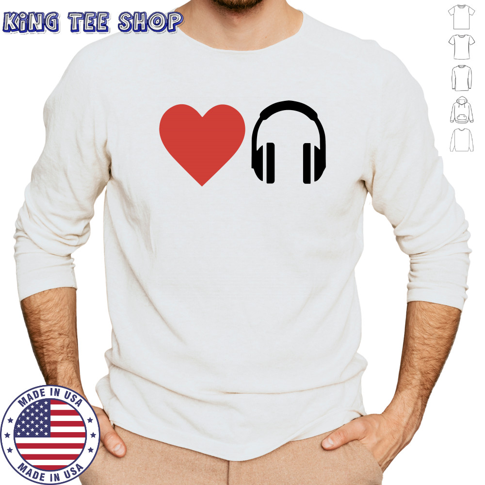 Ogbff love music T-shirt Long Sleeved