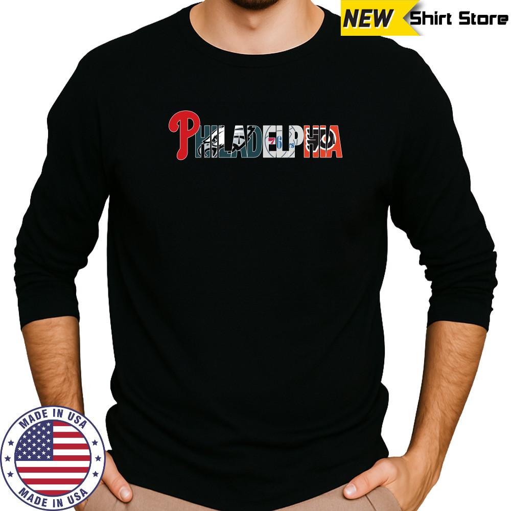 Philadelphia Sports Philadelphia Phillies Eagles shirt Long Sleeved