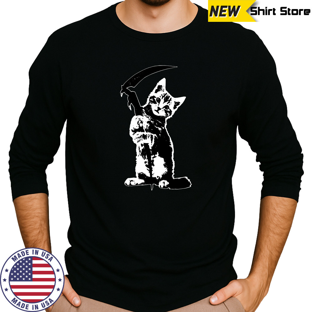 Reaper Kitty shirt Long Sleeved