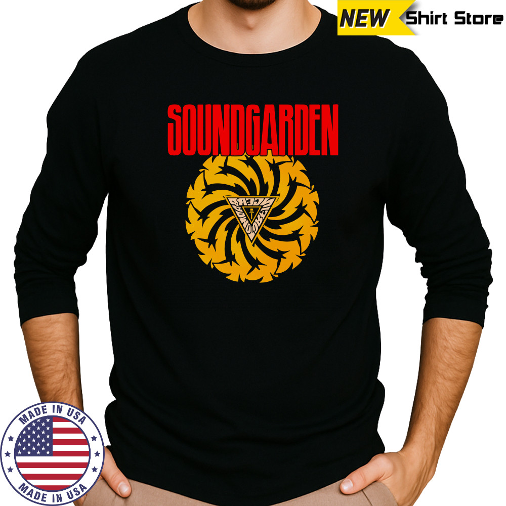 Riley Jacob Cooper Wearing Soundgarden Badmotorfinger Shirt Long Sleeved