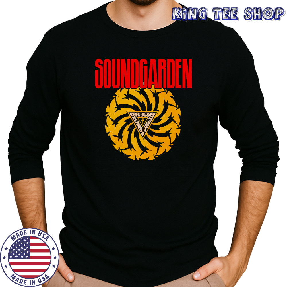 Riley Jacob Cooper Wearing Soundgarden Badmotorfinger Shirt Long Sleeved