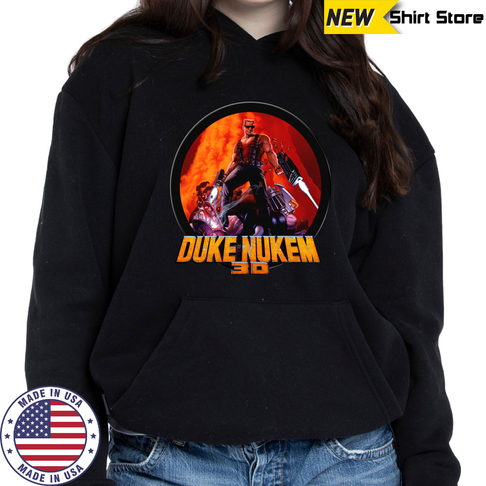 Round Game Art Duke Nukem shirt Hoodie