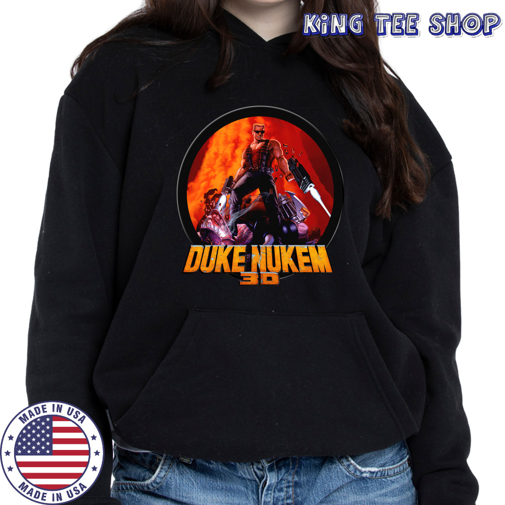 Round Game Art Duke Nukem shirt Hoodie