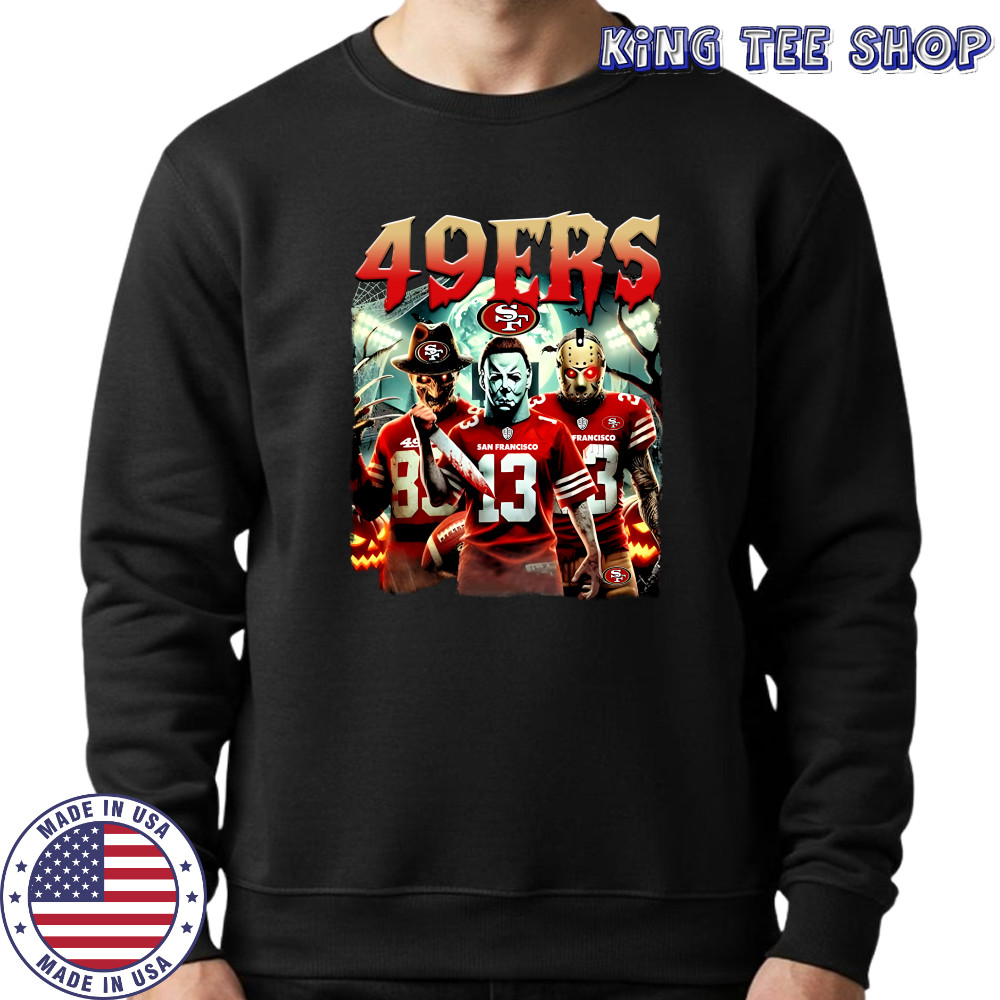 San Francisco 49Ers Halloween Horror Characters T-Shirts Sweatshirt