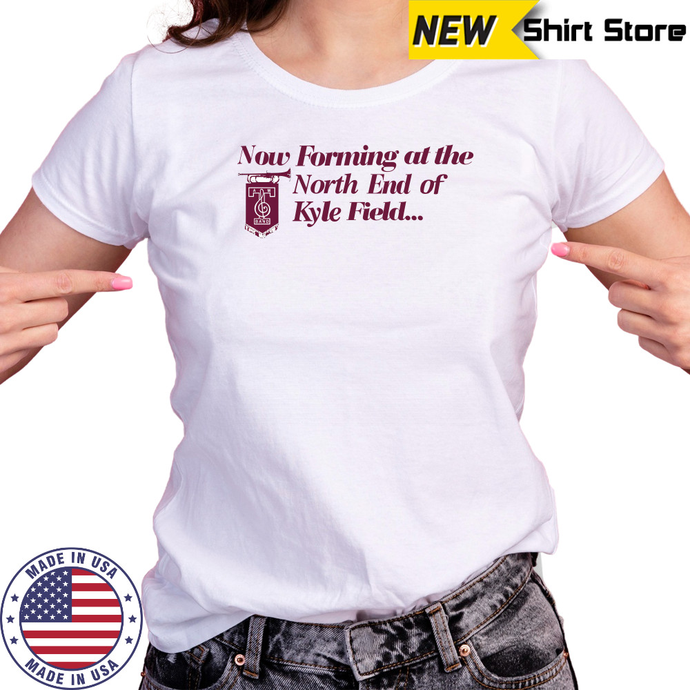 Texas A&M University Band Forming At The North End Shirt Women's T-shirt