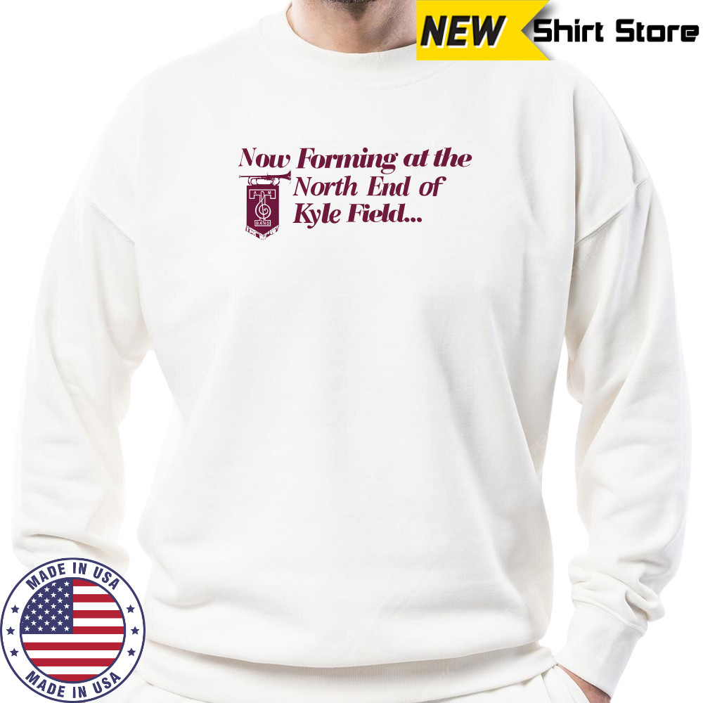 Texas A&M University Band Forming At The North End Shirt Sweatshirt