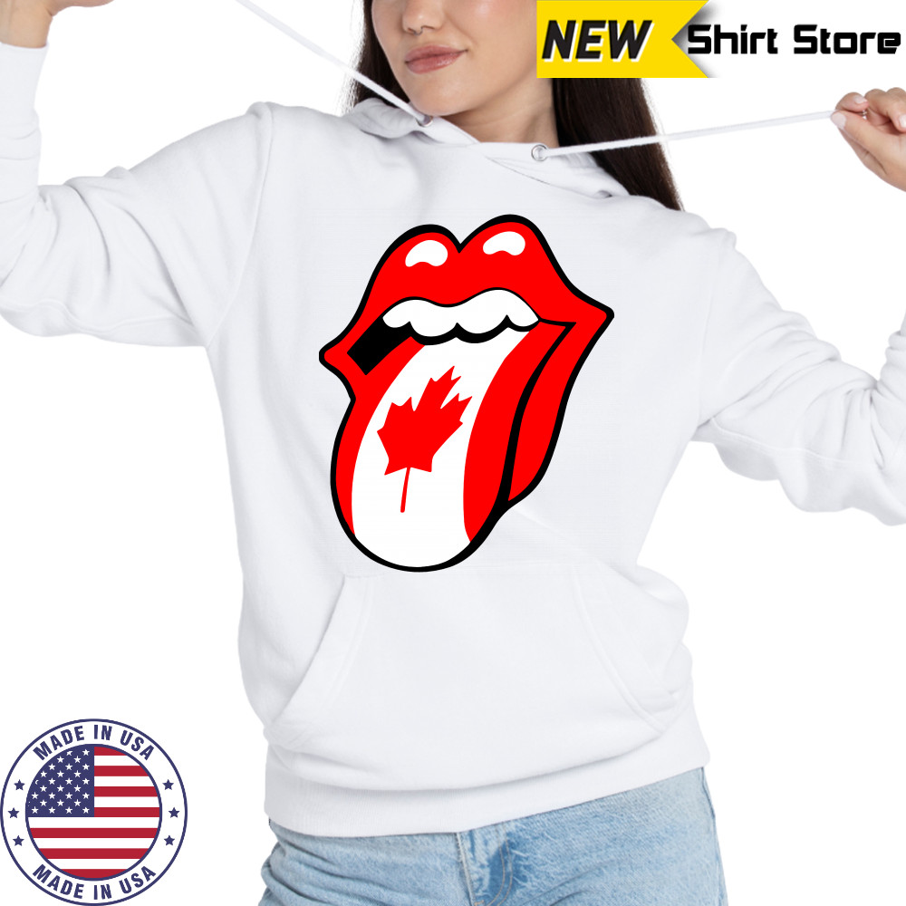 The Rolling Stones Canadian Flag shirt Hoodie
