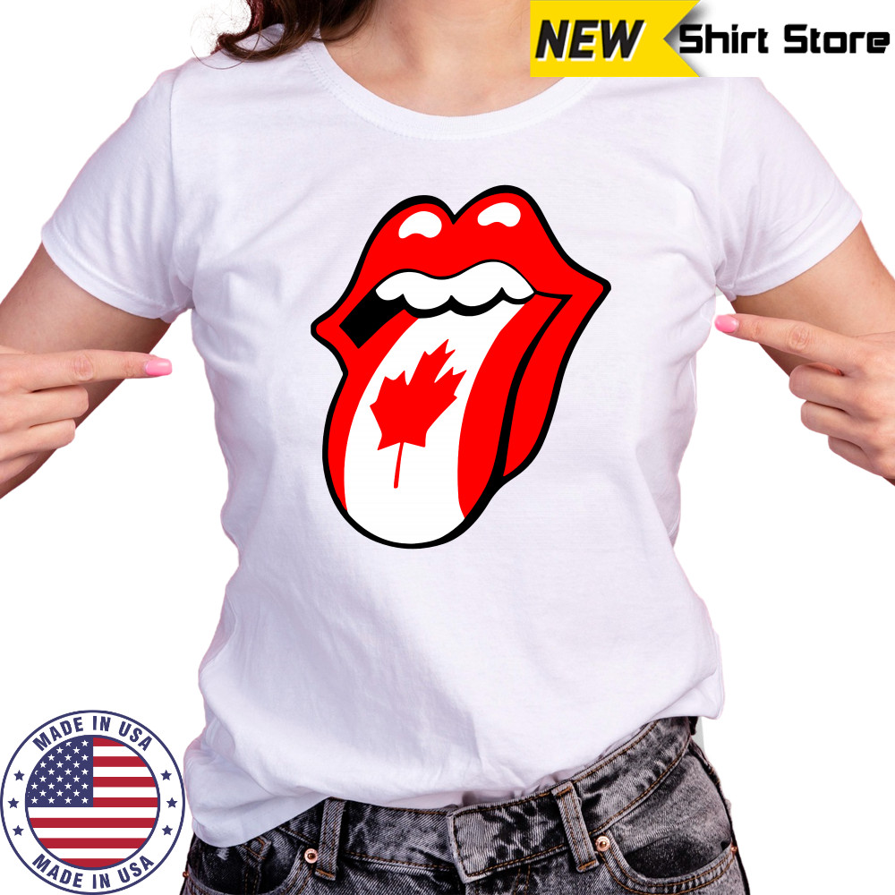 The Rolling Stones Canadian Flag shirt Women's T-shirt