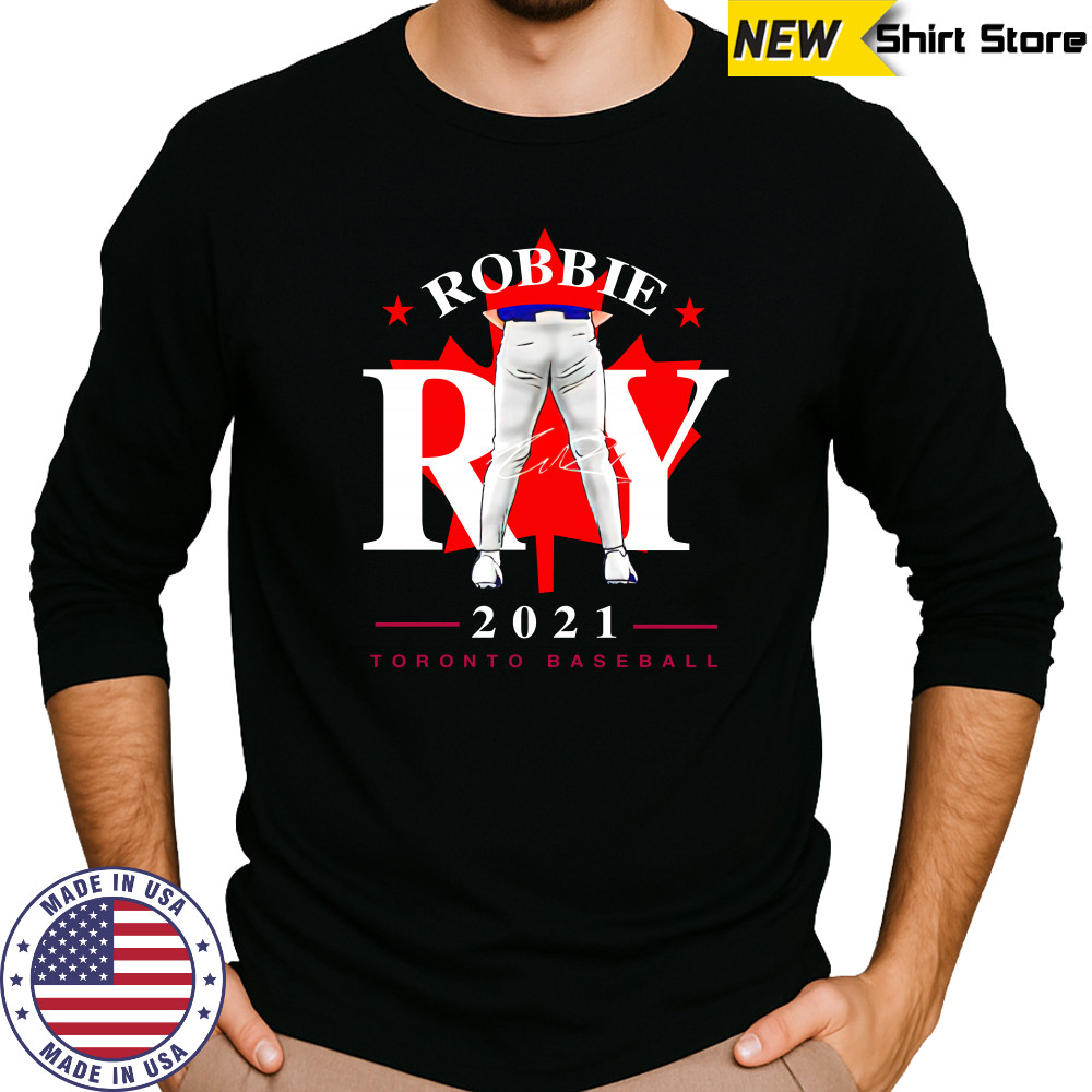 Toronto Blue Jays Robbie Ray tight pants leaf signature shirts Long Sleeved