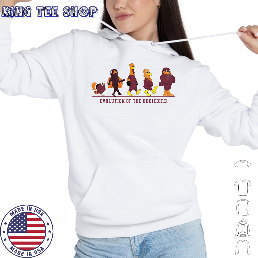 Virginia Tech All Hail To Thee Evolution Of The Hokie Bird Shirts Hoodie