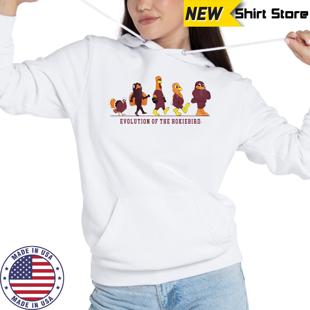 Virginia Tech All Hail To Thee Evolution Of The Hokie Bird Shirts Hoodie