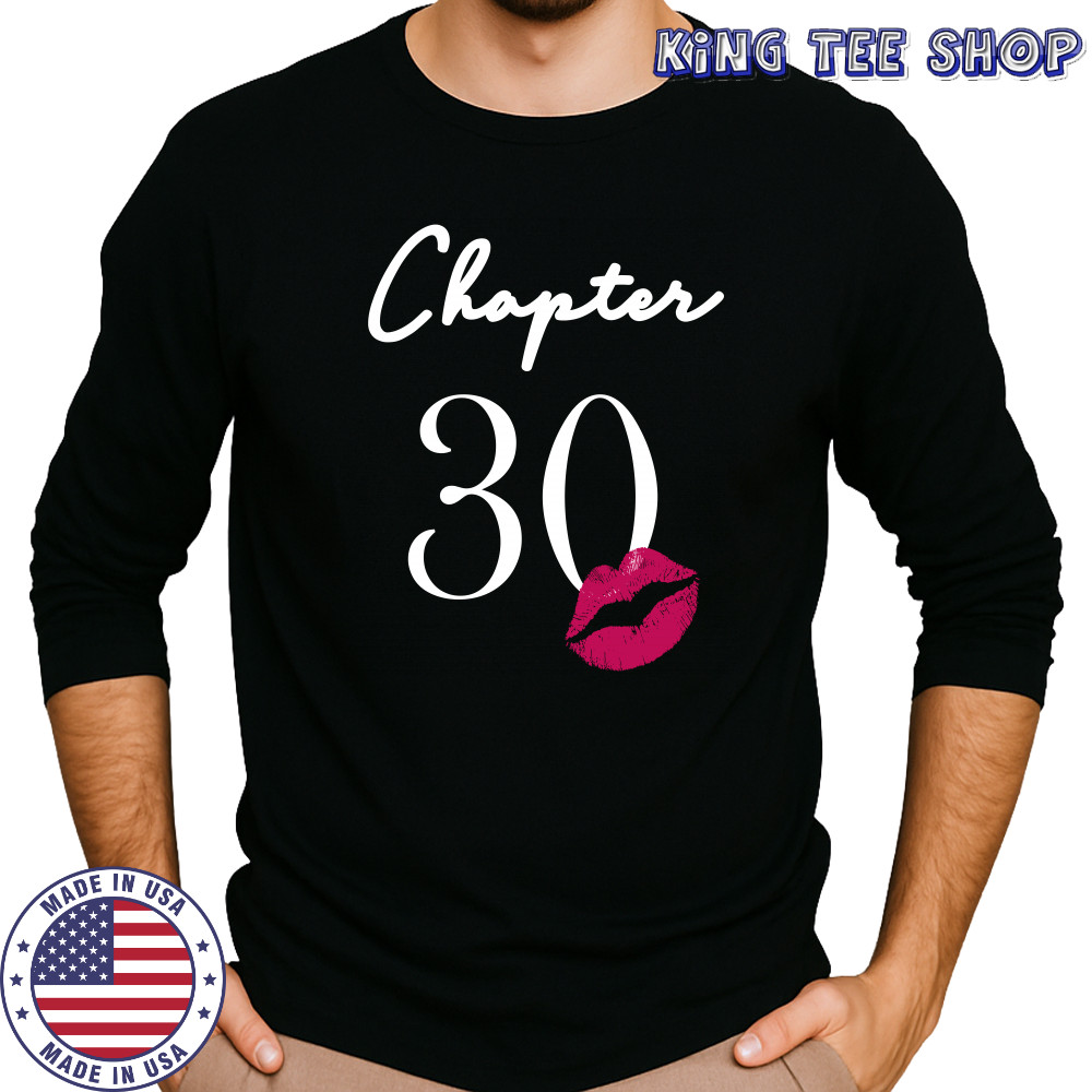 30th Birthday Women's And Girls T Shirt Long Sleeved
