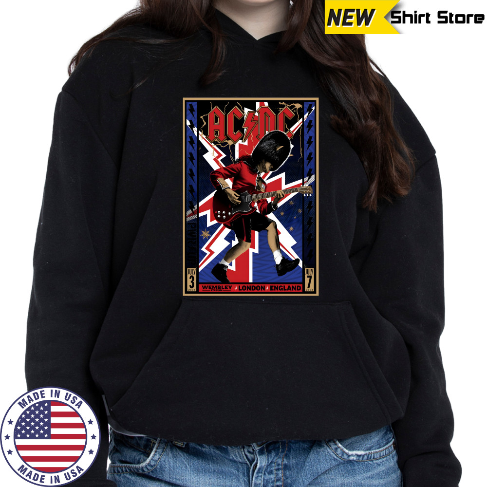 AC-DC Jul 3 2024 At Wembley Stadium In London UK Poster Shirt Hoodie