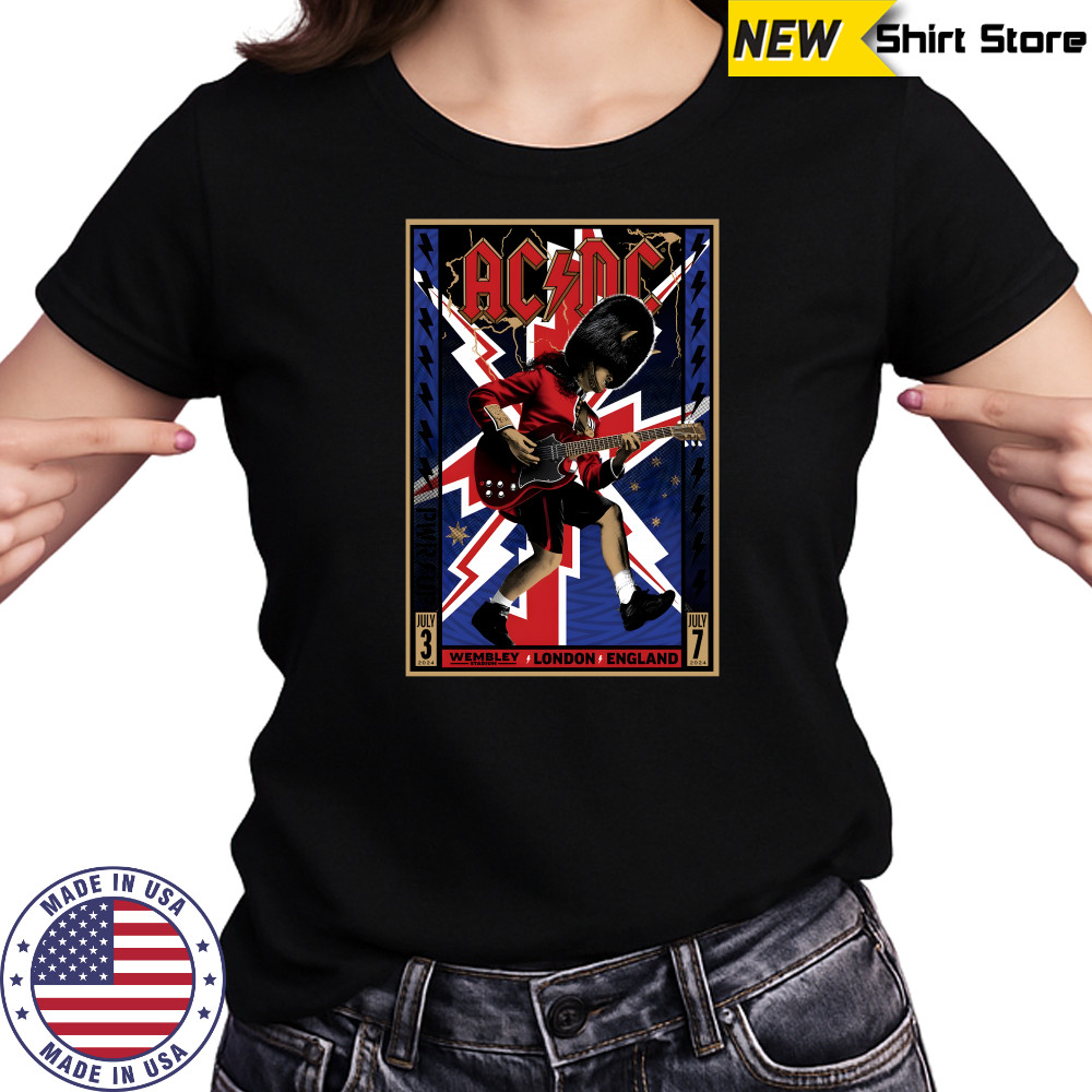 AC-DC Jul 3 2024 At Wembley Stadium In London UK Poster Shirt Women's T-shirt