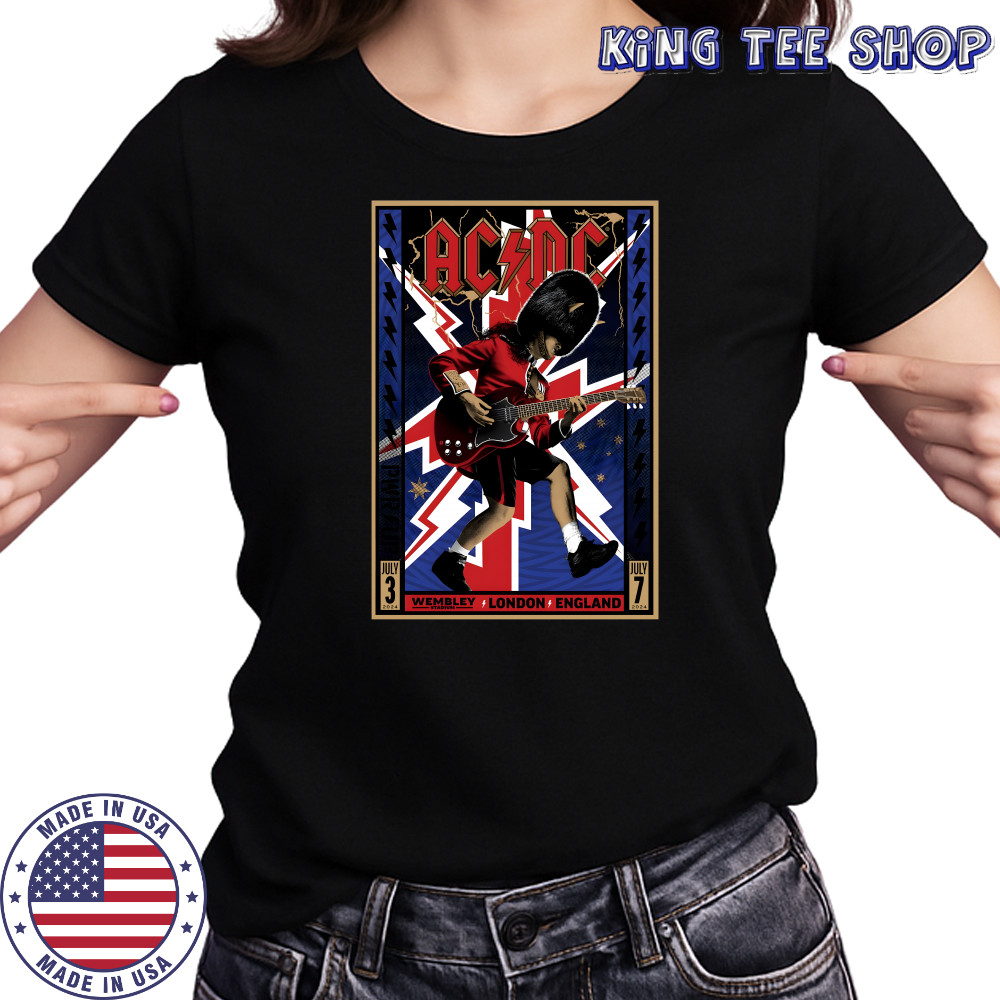 AC-DC Jul 3 2024 At Wembley Stadium In London UK Poster Shirt Women's T-shirt