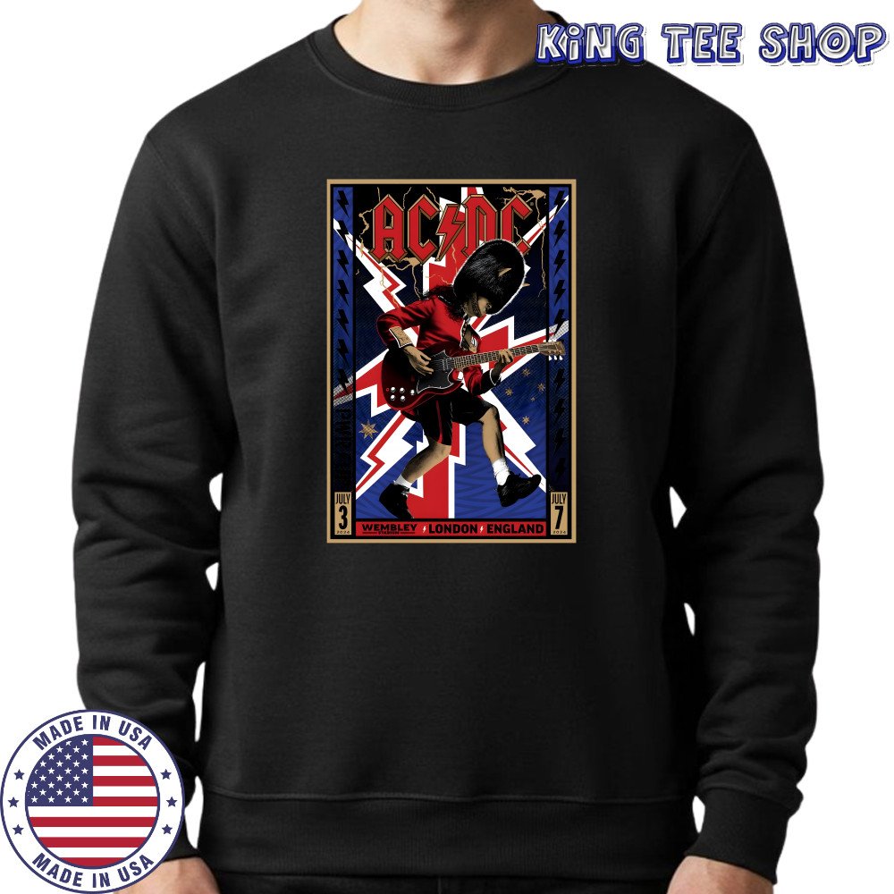 AC-DC Jul 3 2024 At Wembley Stadium In London UK Poster Shirt Sweatshirt