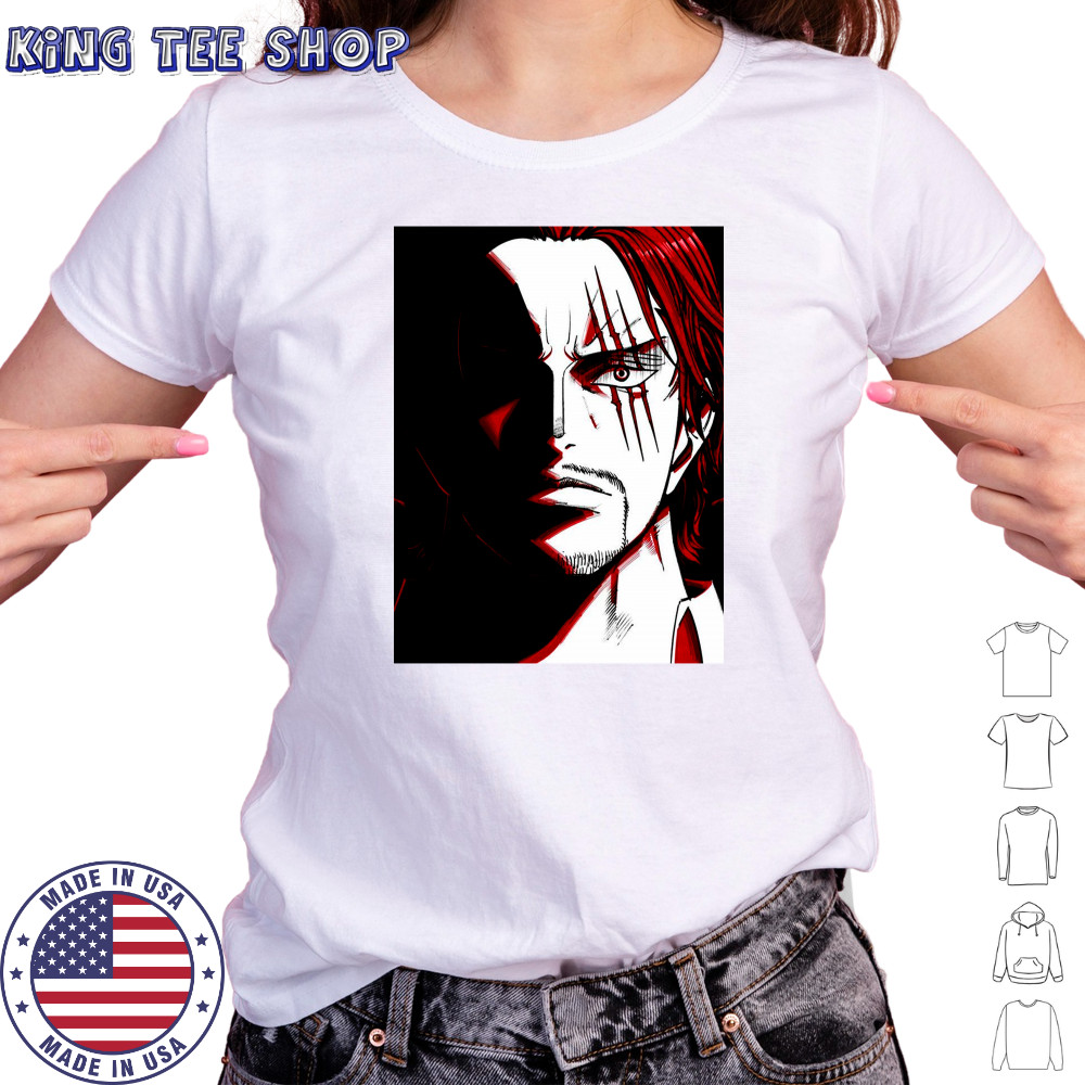 Anime One Piece Shanks Design shirt Women's T-shirt