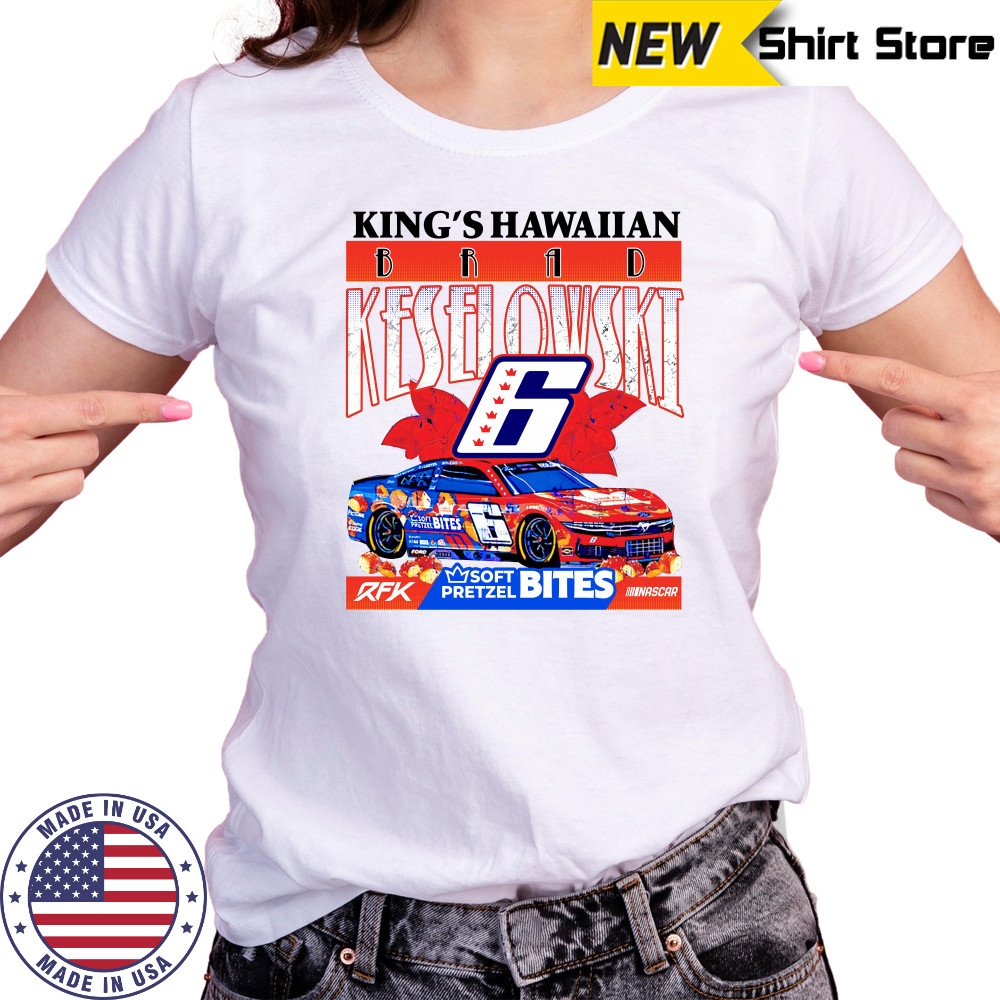 Brad Keselowski Kings Hawaiian Soft Pretzel Bites Car T-Shirt Ladies T-shirt