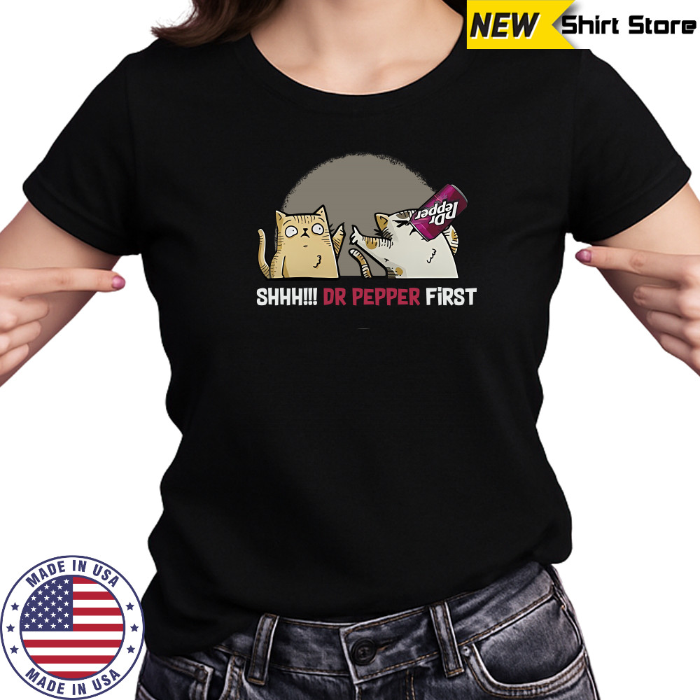 Cat Shhh Dr Pepper First shirt Women's T-shirt
