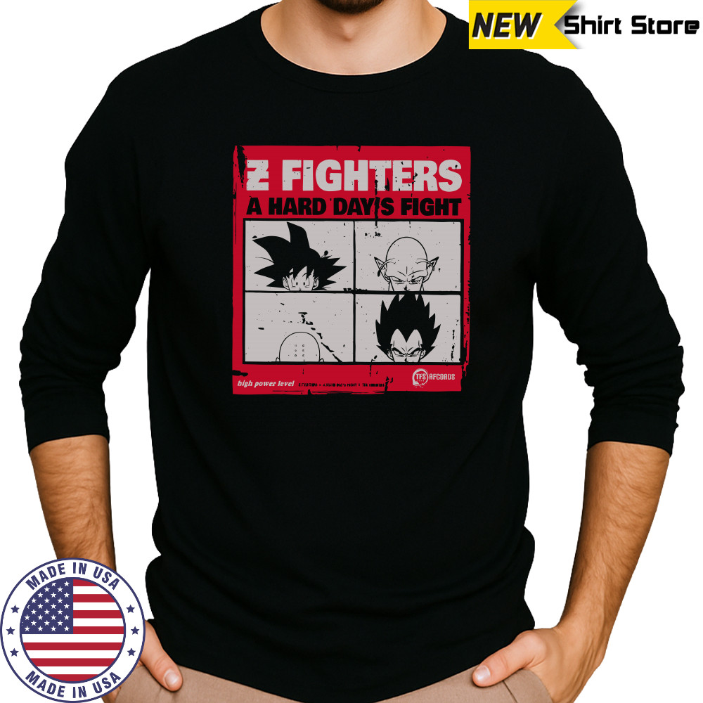 Dragon Ball Z Fighters a hard days fight shirt Long Sleeved
