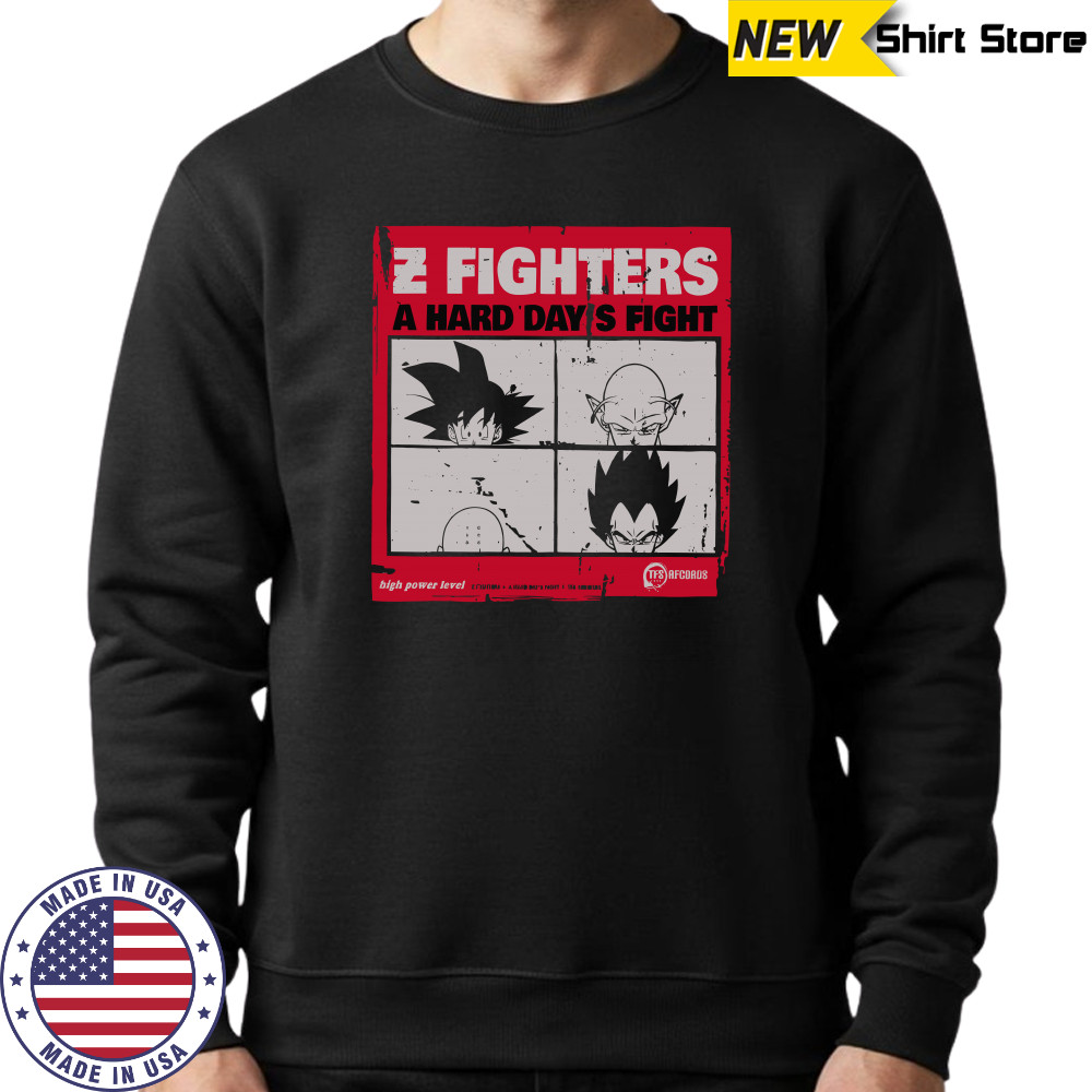 Dragon Ball Z Fighters a hard days fight shirt Sweatshirt