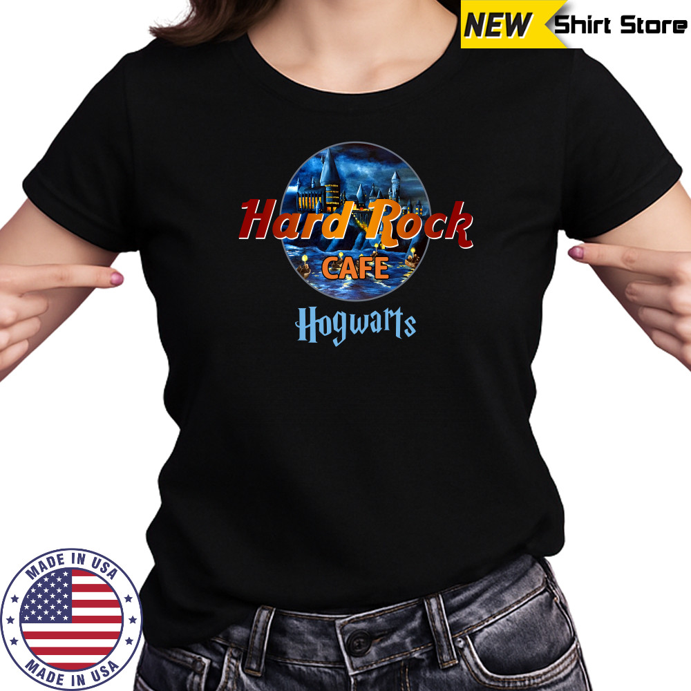 Harry Potter Hard Rock Cafe Hogwarts T shirt Ladies T-shirt