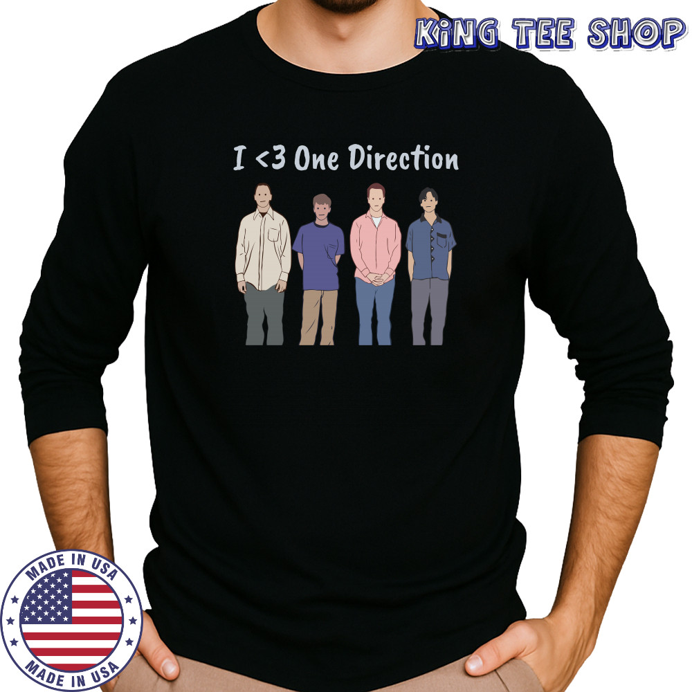 I love One Direction Weezer shirt Long Sleeved