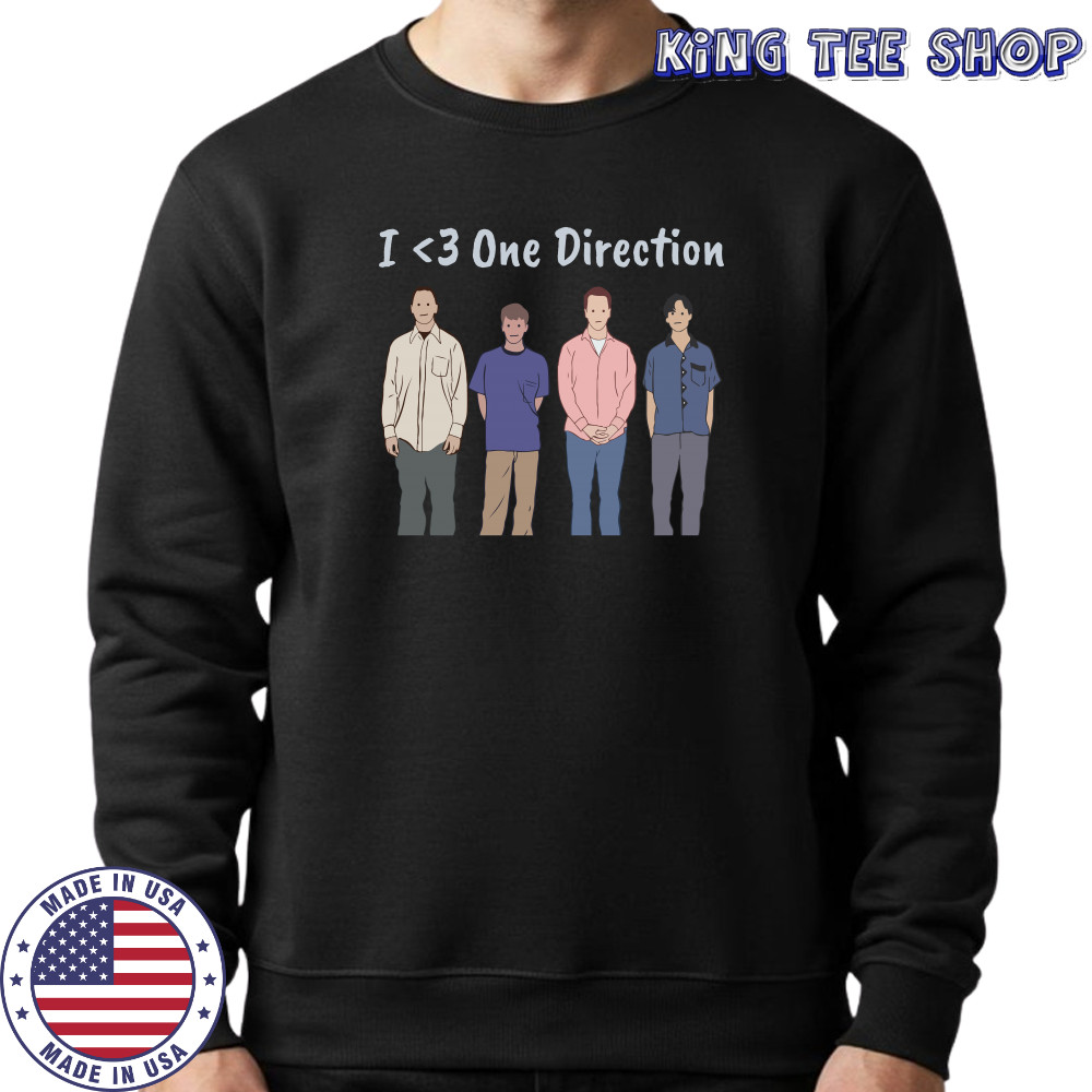 I love One Direction Weezer shirt Sweatshirt