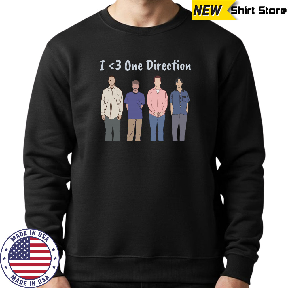 I love One Direction Weezer shirt Sweatshirt
