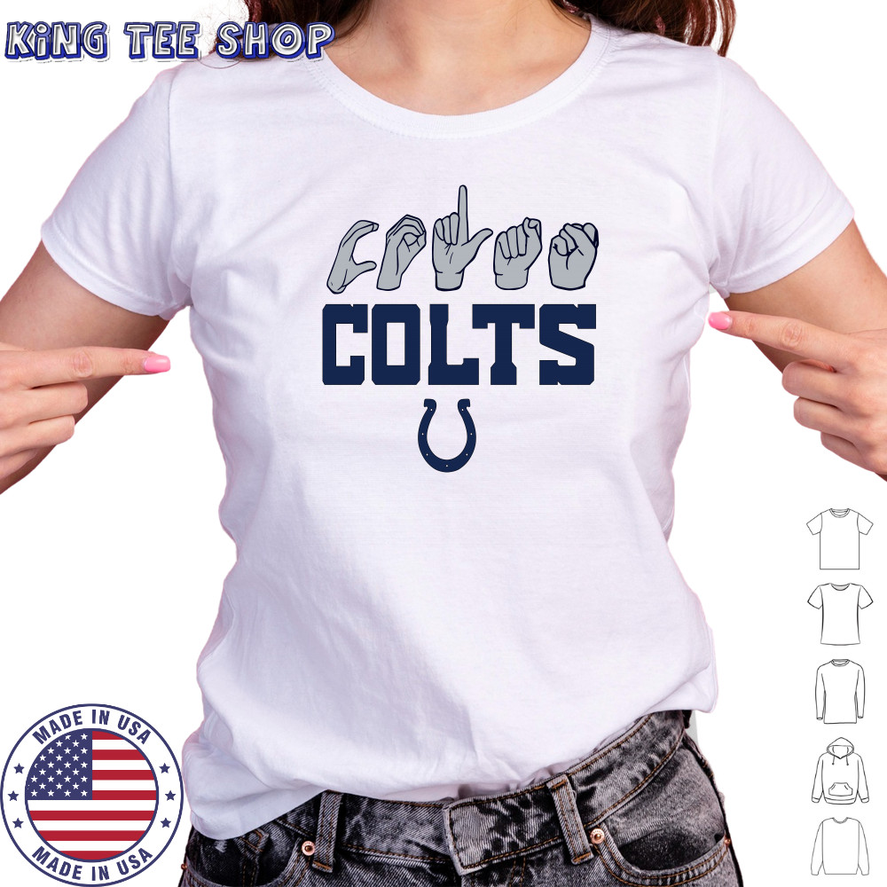 Indianapolis Colts Sign Language Hands T-Shirt Women's T-shirt