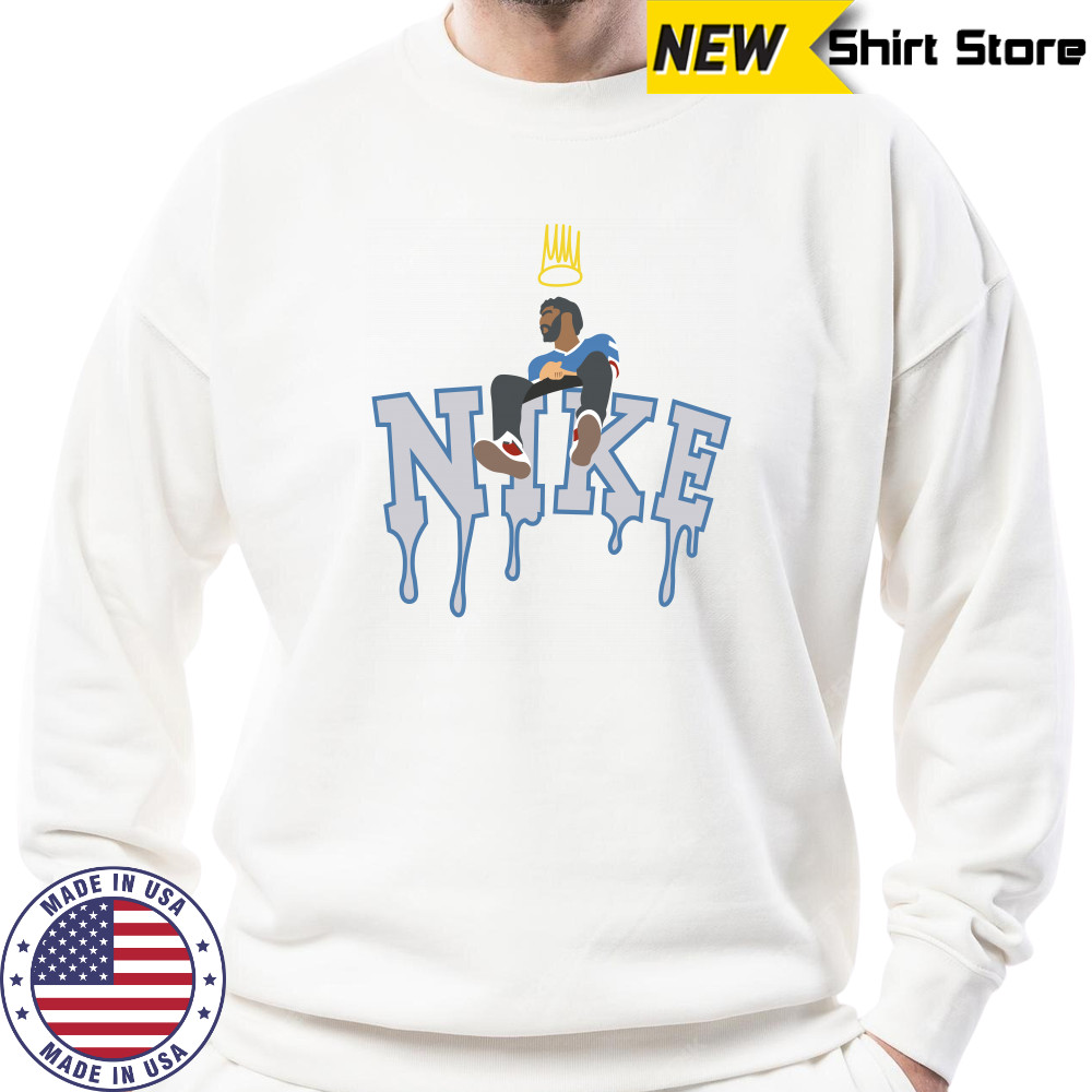 J Cole Nike Effect Embroidery Shirt Sweatshirt